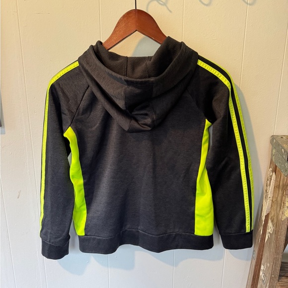 ✨ adidas Neon Stripe Zip-Up Hoodie Track Jacket ✨ - Picture 3 of 4